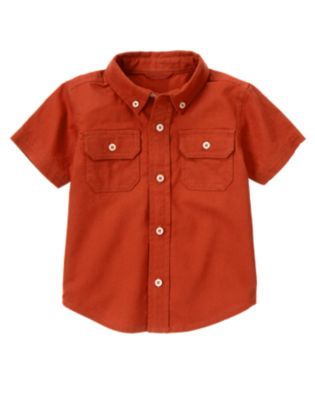 Button Pocket Linen Blend Shirt