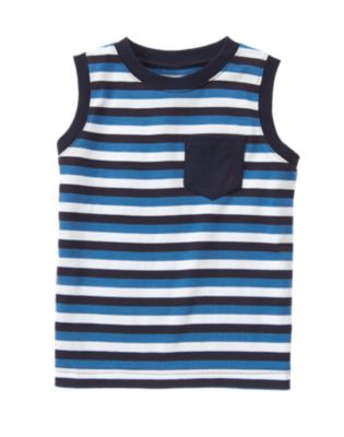 Stripe Pocket Tank