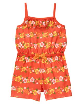 Hibiscus Romper Pajama