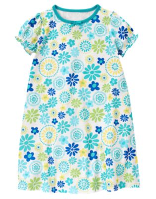 Flower Pajama Gown