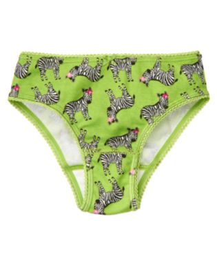 Zebra Flower Panty