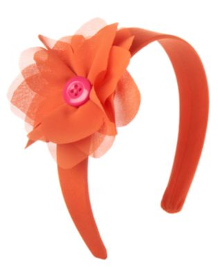 Button Flower Headband