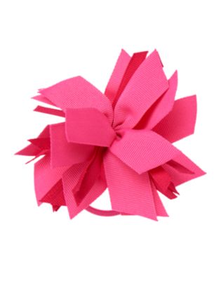 Ribbon Corsage Pony Holder