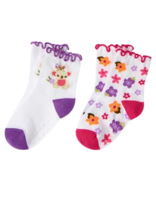Koala Flower Sock Two-Pack