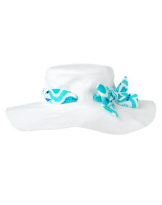 Tile Print Banded Sunhat