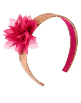 Flower Faux Cork Headband