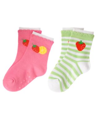 Strawberry Lemon Sock Two-Pack