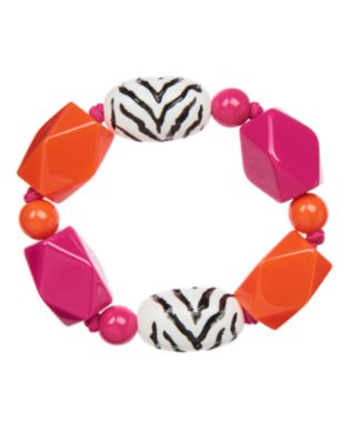 Zebra Bead Bracelet