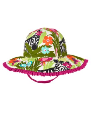 Jungle Ruffle Sunhat