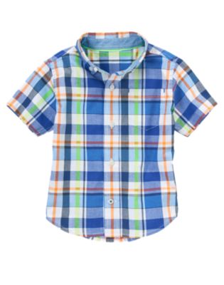 Plaid Short Sleeve Shirt