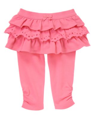Ruffly Eyelet Leggings