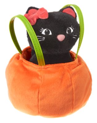 pumpkin cat plush