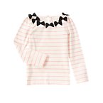 Striped Bow Tee