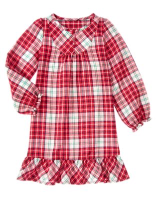 Plaid Flannel Nightgown