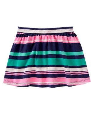 Multi-Striped Skirt