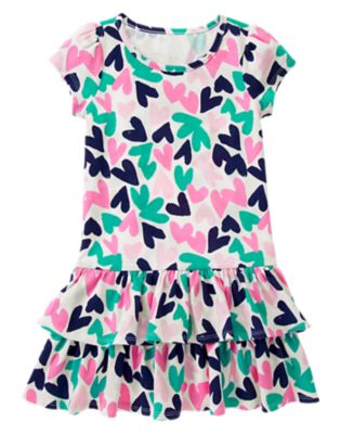 Hearts Ruffle Dress