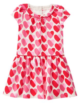 Heart Print Dress