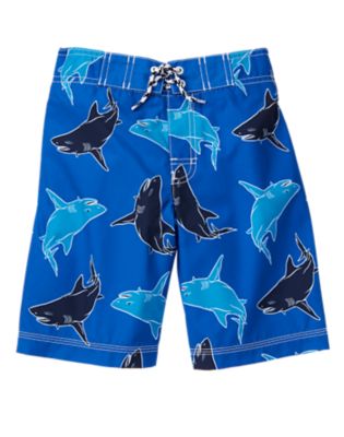 shark board shorts for boys