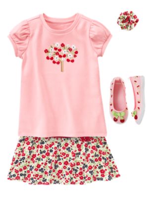  Kid Girl 2012 Fall Transition Cherry Line 