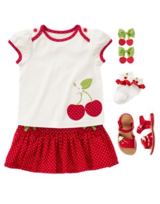  Baby Girl 2012 Fall Transition Cherry Line & Birthday Shop