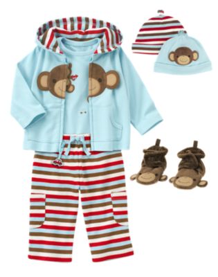  Newborn Boy   Mini Aviator & Brand New Baby Monkey Line