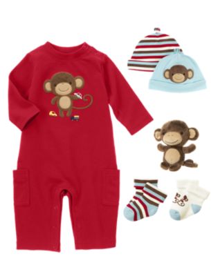 Newborn Boy   Mini Aviator & Brand New Baby Monkey Line