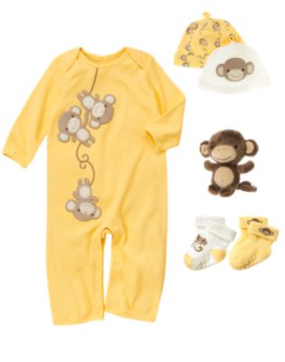  Newborn Boy   Mini Aviator & Brand New Baby Monkey Line
