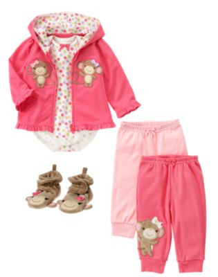  Newborn Girl   Blossom Kitty & Brand New Baby Monkey Line