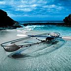 Transparent Hybrid Canoe/Kayak