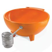 The Portable Wood-Burning Hot Tub. at Hammacher Schlemmer : hot tub home
