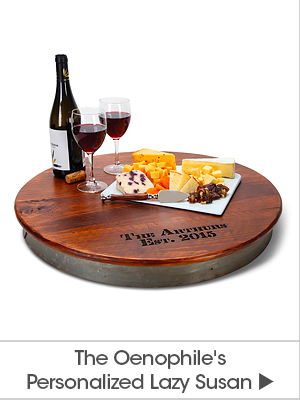 The Oenophile's Personalized Lazy Susan