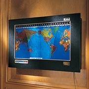  Geochron World Clock at Hammacher Schlemmer : world clock contest2 world map map
