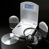 Portable CD 

Alarm with Detachable Speakers
