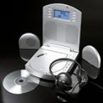 The CD Player Alarm Clock with Removable Speakers