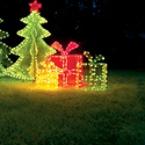 Illuminated 3-D Lighted Presents