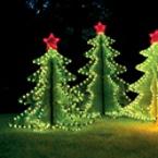 Illuminated 3-D Large Christmas Tree