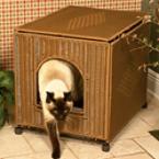 Large Wicker Litter Pan Cover