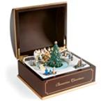 Hammacher Schlemmer Bavarian Christmas Music Box