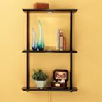 Two-foot Wide Adjustable Lighted Shelves