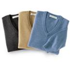 Italian V-Neck Cashmere Sweater