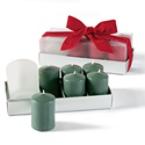 Scented Holiday Candles in Red or Green