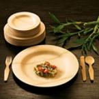 Durable 100% Bamboo Salad/Dessert Plates