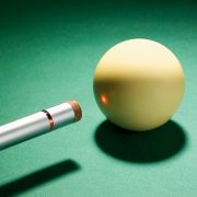 Laser pool cue