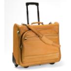 Wheeled Leather Garment Bag