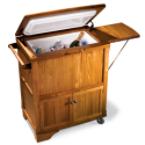 50-Quart Rolling Cooler Cabinet