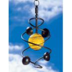 Solar Lighted Helix Wind Sculpture