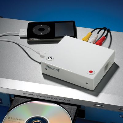 The One Touch Any Media iPod® Uploader.