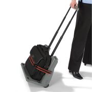 The Rolling Luggage Cart And Desk.