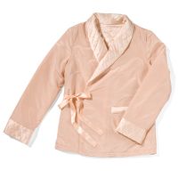 H.S. Womens Silk Bed Jacket - Pink - L/XL 74640