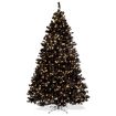 The 7 1/2-Foot Prelit Black Tree.
